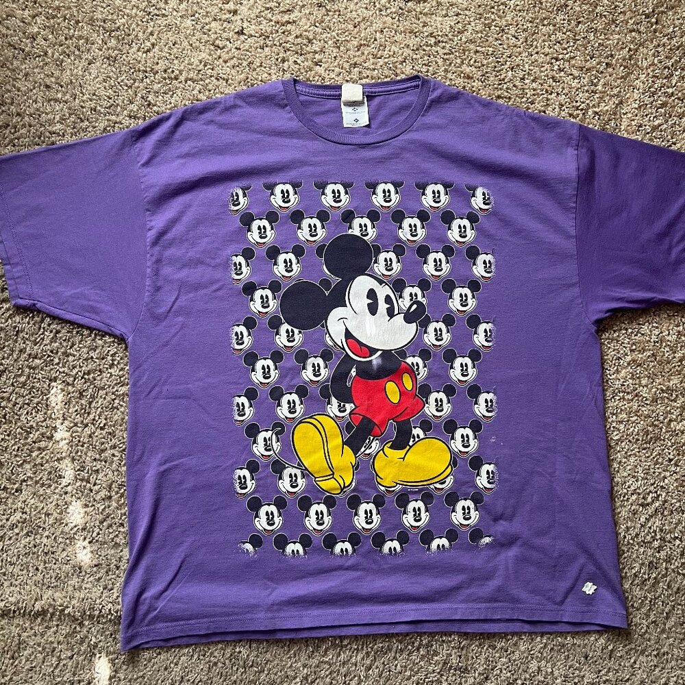 Vintage Purple Mickey Mouse T-shirt
